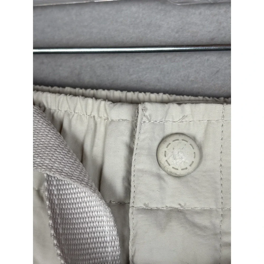 Lands End‎ Swim Trunks Shorts Mens 2XL Beige Nylon Mesh Lined Elastic Waist
